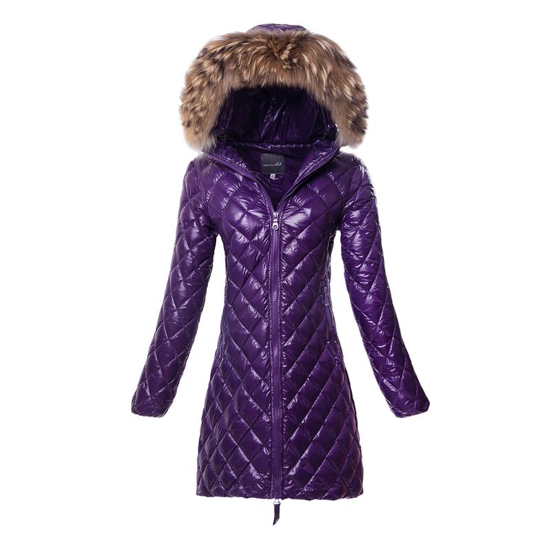 Manteau Duvetica Violet Pour Femme Pas Cher